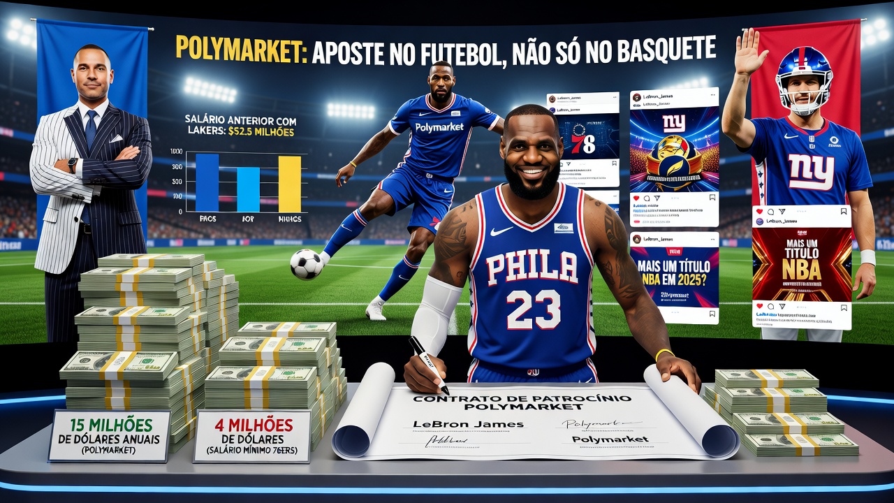 LeBron Fatura Mais com Patrocínio do que com Salário no 76ers