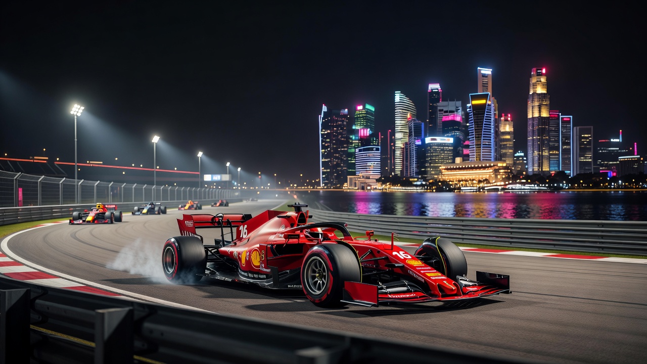 Leclerc Lamenta Freios Instáveis e Vê Pole Escapar em Singapura