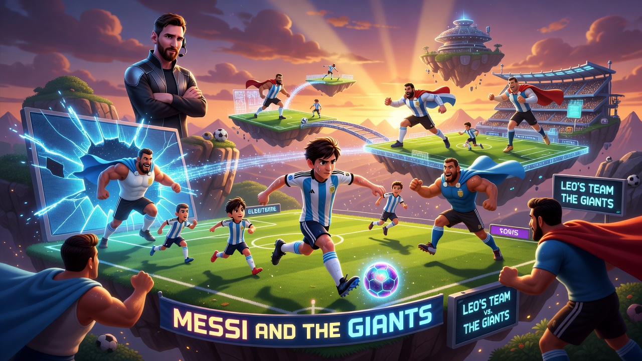 Messi Vira Produtor e Leva o Futebol a Série Animada na Disney+