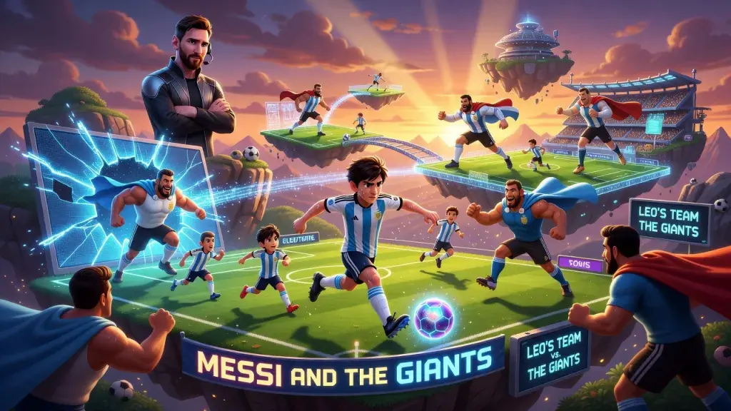 Messi Vira Produtor e Leva o Futebol a Série Animada na Disney+